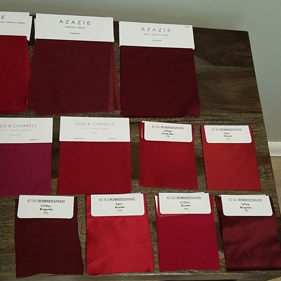 Red Color Swatches Lot - Picture 3 of 3